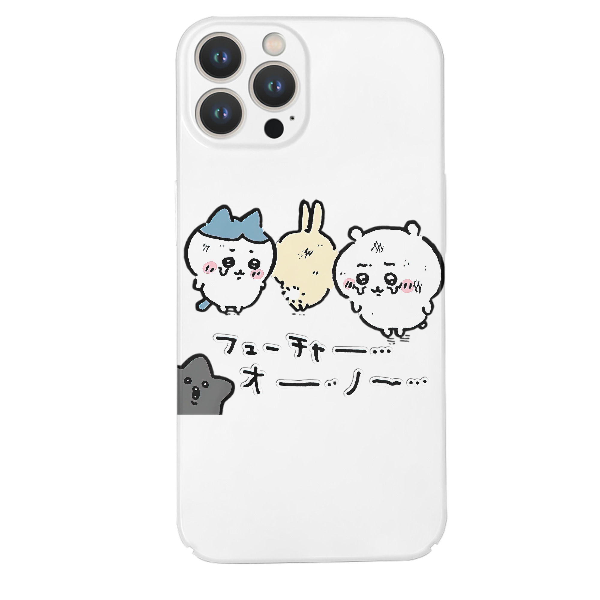（画像用） ちいかわ ハチワレ Chii-kawa hachiware 【iPhone 14シリーズ対応】ハードケース